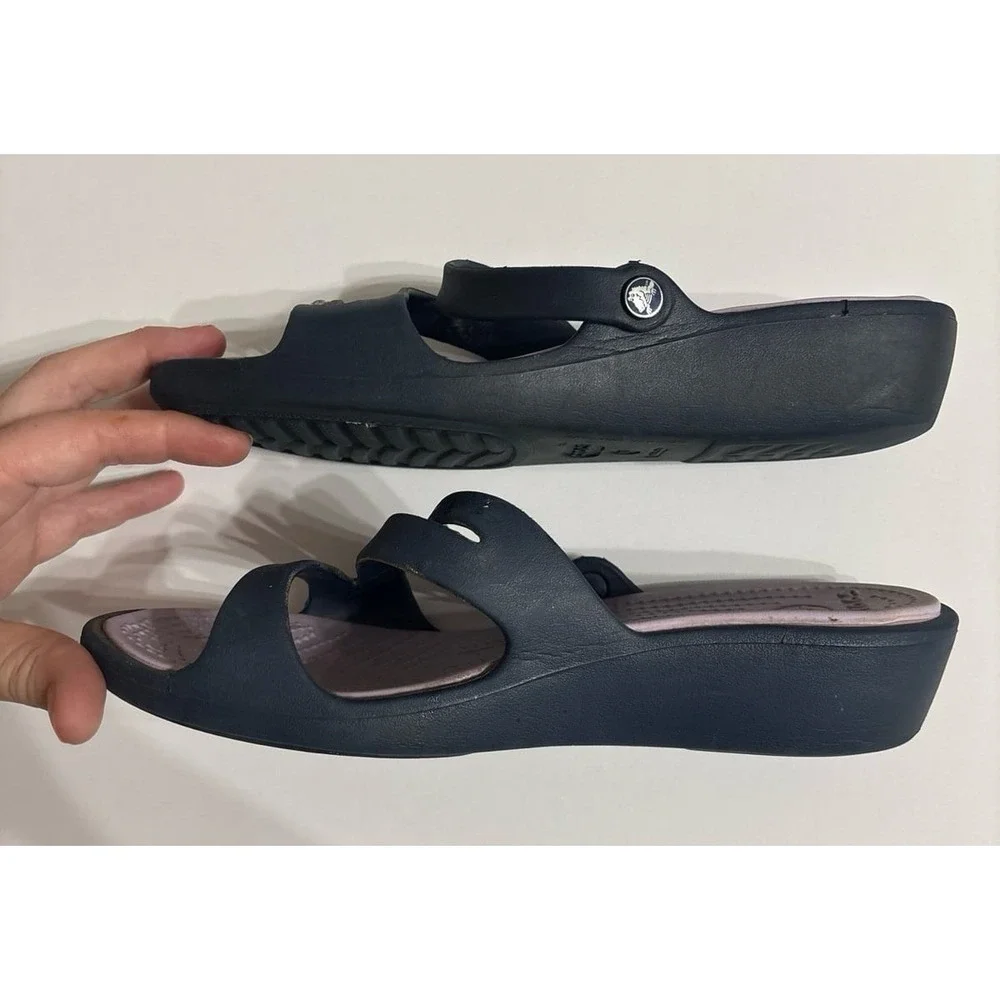 Crocs Women's Patricia Wedge Sandals (sz. 8W) 2in wedge